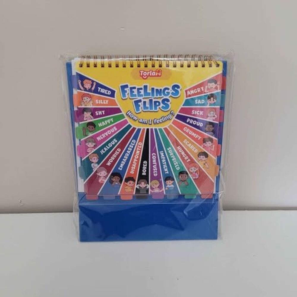 New Feelings Flip Book Kids Emotional Regulation ADHD Learning Book